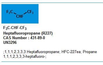 FM-200 Agent - Heptafluoropropane