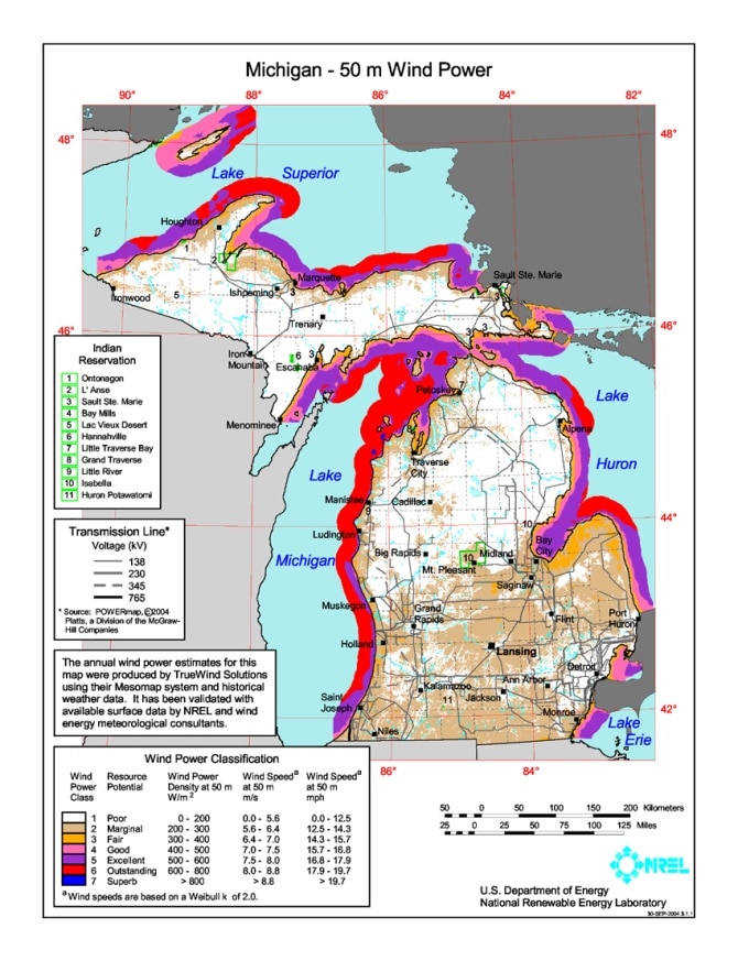 Michigan - Wind Power