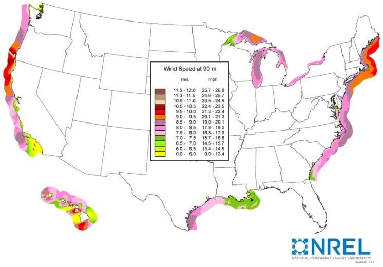 United States Wind Speed