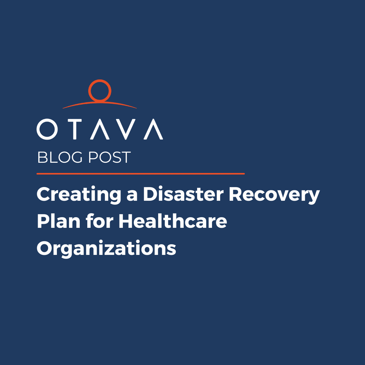 Healthcare Disaster Recovery Plan Example